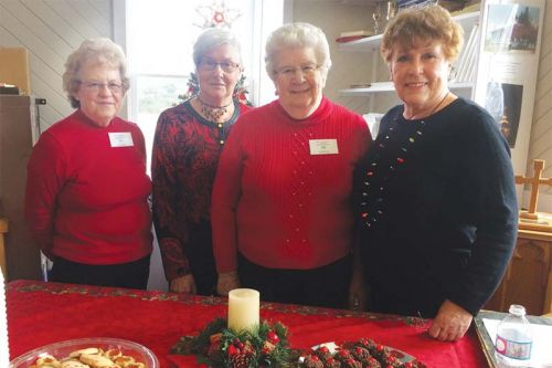left to right: Irene Bauder, Lynne Hutcheson, Barbera Stewart and Enid Bailey